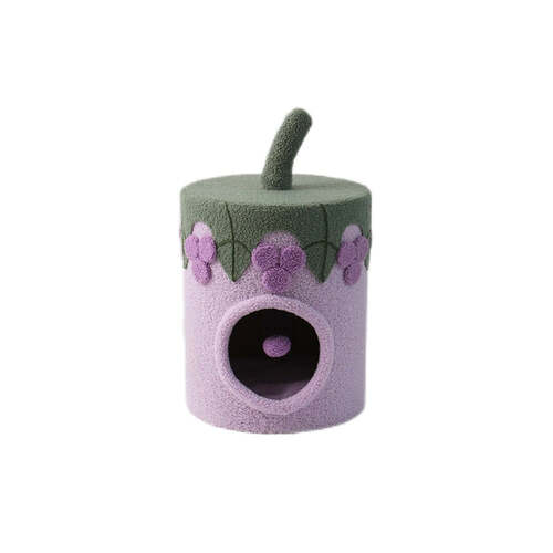 Catio Grape Pet/Cat Sleeping House Cave Bed - Purple