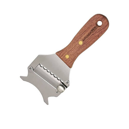 Kitchen Pro Truffle Shaver w/Acacia Wood Handle Adjustable Blade Accessory