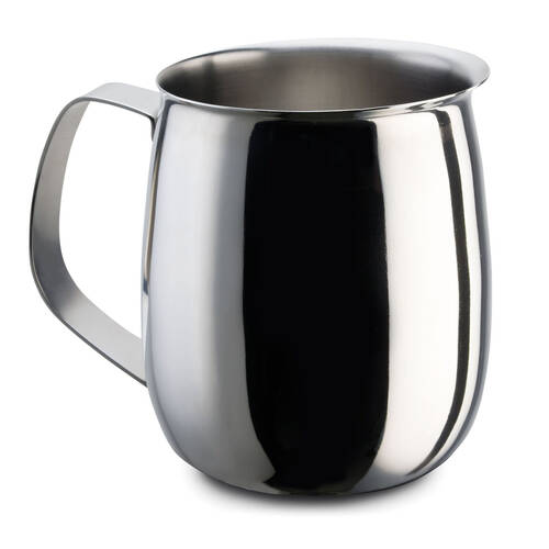 Pezzetti 9 Cup Milk Pot Stainless Steel Frothing/Serving Coffee & Tea Accessory