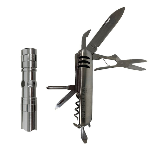 2pc Wildtrak 10 In 1 Multi-Function Tool/Torch