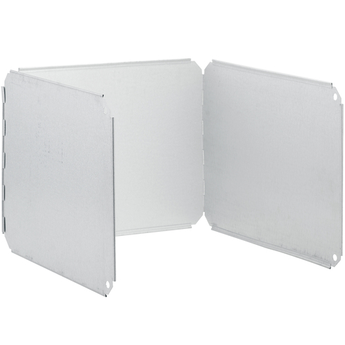 Wildtrak 3-Sided Foldable 111x28cm Camp Fire Windshield - Silver