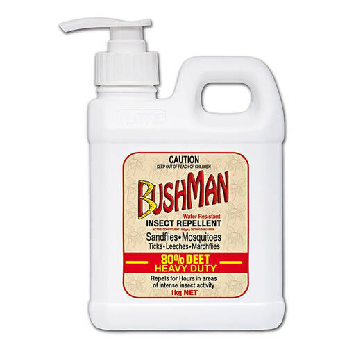 Wildtrak Bushman Ultra Pump 80% Deet Insect Repellent 1kg