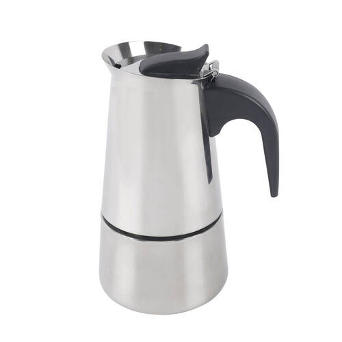 Wildtrak Camping 4-Cup Expresso Coffee Maker Percolator Stainless Steel 