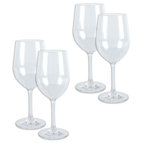 4pc Wildtrak Tritan Plastic Wine Glass 355ml
