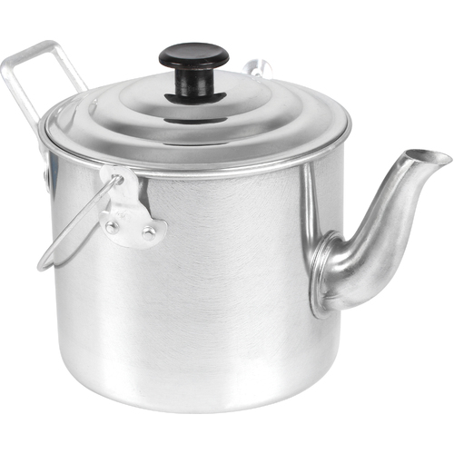 Wildtrak 1800ml Aluminium Billy Teapot Water Boiler - Silver