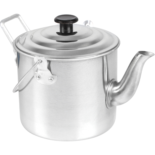 Wildtrak 2800ml Aluminium Billy Teapot Water Boiler - Silver