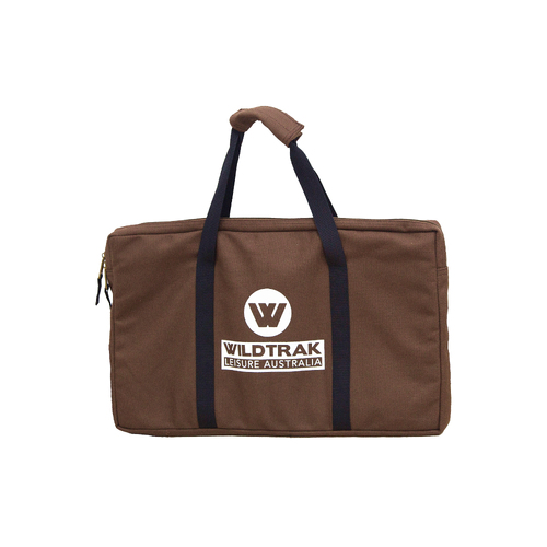 Wildtrak 47.5cm Canvas Bag For 2-Burner Cooking Plate - Brown
