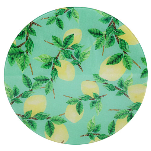 LVD Tempered Glass Trivet Large 32cm Lemon