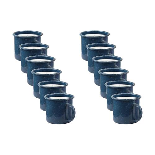 12PK Divine Living Citro Candle In A Cup Ceramic Mug 15 Hours Burn Time Assorted