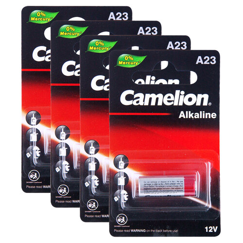 4PK Camelion Alkaline Battery 12V 23A Car Alarm