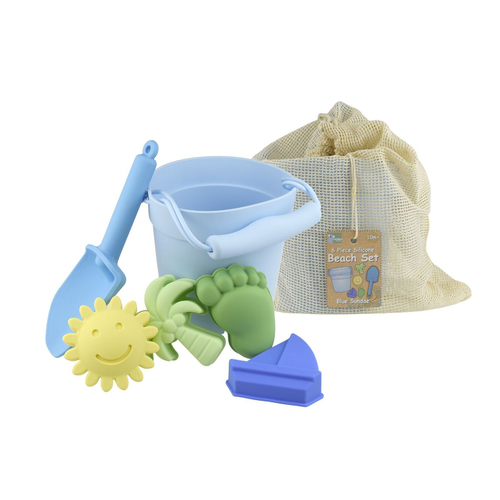 6pc Koala Dream Silicone Baby/Toddler Beach Toy Set Blue Sundae 10m+