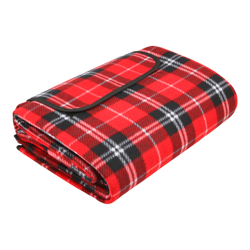 Wildtrak 200cm Picnic Rug w/ PVC Backing Outdoor Mat - Tartan
