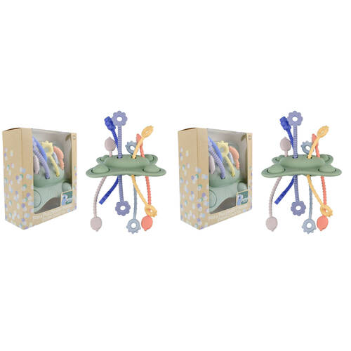 2PK Koala Dream Silicone Baby Pop & Pull Sensory Soothing Gum Teether 4m+