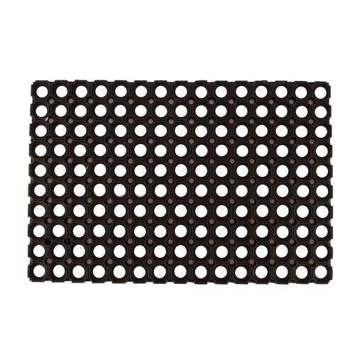 Wildtrak Camper/Tent Hollow Rubber Mat Outdoor Heavy Duty 60x40cm Black