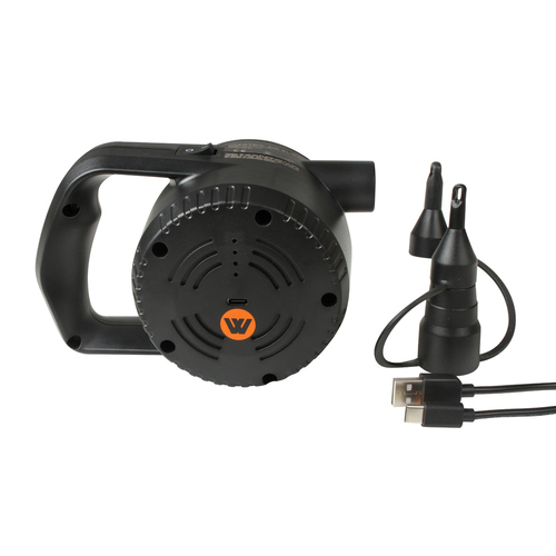 Wildtrak Rechargeable 16cm Electric Air Pump For Inflatable