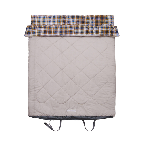 Wildtrak Pallinup 220x152cm Queen Comfort Sleeping Bag - Grey