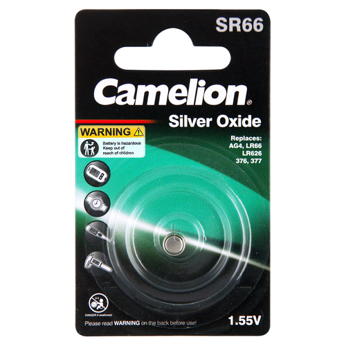 Camelion Silver Oxide Button Sr626 Single Card