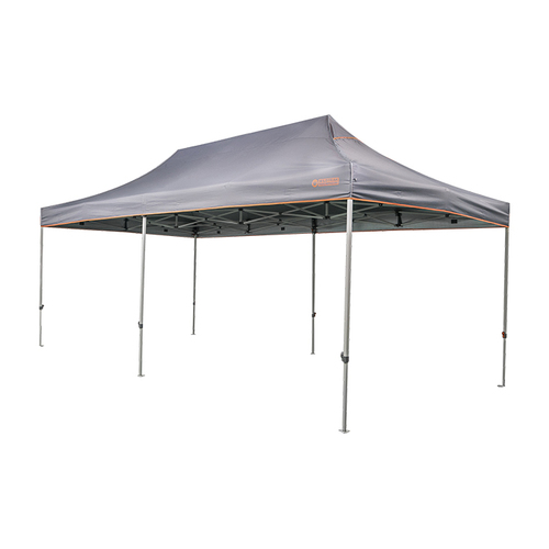 Wildtrak 6m Premium Gazebo Outdoor Canopy w/ Bag - Grey