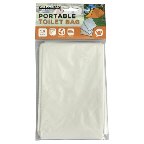 12pc Wildtrak Portable Toilet Bags Biodegradeable