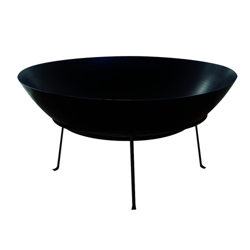 Wildtrak 40cm Outdoor/Garden Steel Fire Pit - Black