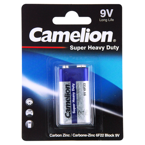 1pc Camelion Super Heavy Duty 9V
