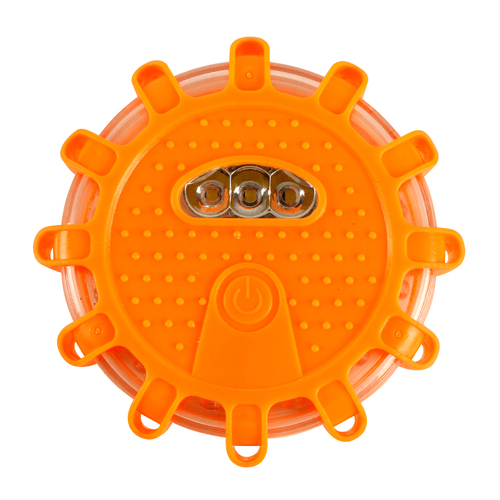 Wildtrak 9-Function 9cm Warning Light w/ 15 LED - Orange