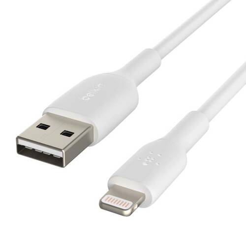 Belkin 1m Lightning MFI-Certified USB-A Cable - White