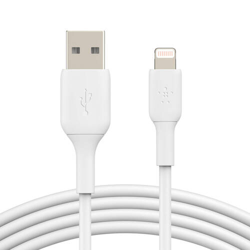 Belkin 2M USB-A to Lightning Cable - White