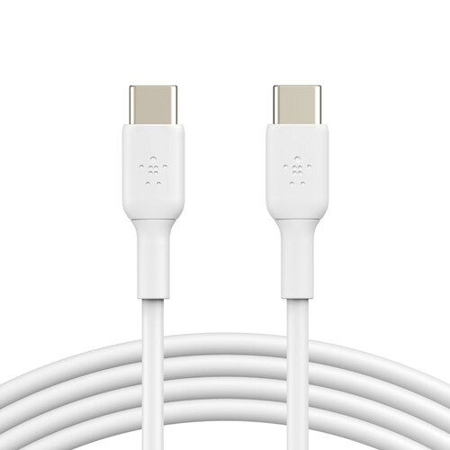 2pc Belkin BoostCharge 1M USB-C To USB-C Charge/Sync Cable 60W - White
