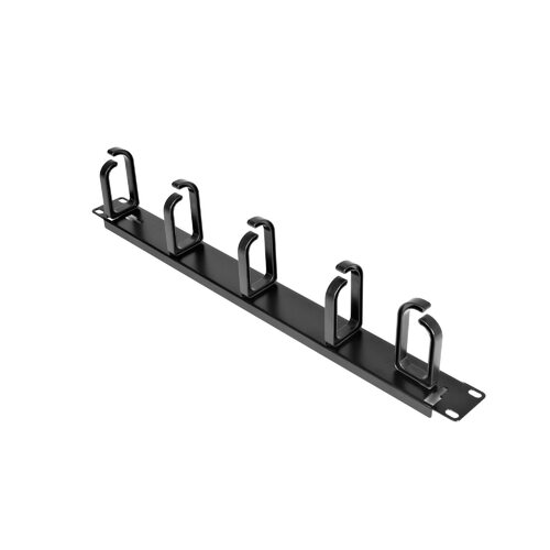 Star Tech 1U 19in Metal Rackmount Cable Management Panel