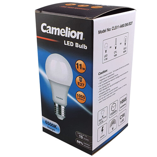 Camelion Led Globe 11W 240V Edison - Cool 6500K