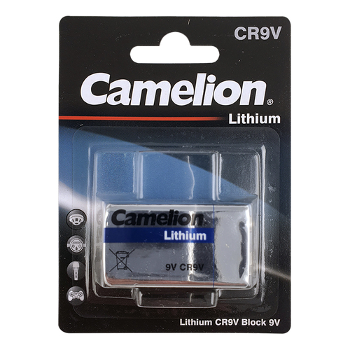 Camelion Lithium High Power Long Lasting 9 Volt Battery 