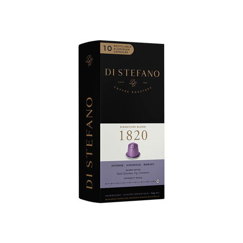 10pc Di Stefano 54g Coffee Capsules/Pod 1820 Blend