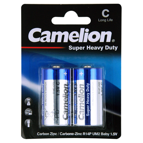 2pc Camelion Super Heavy Duty C