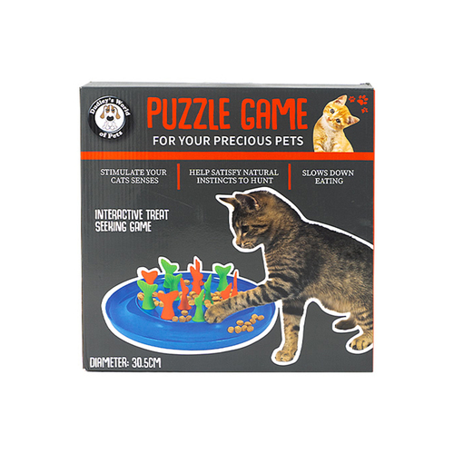 Dudley's World Of Pets Puzzle Interactive Pet Toy Game For Cats
