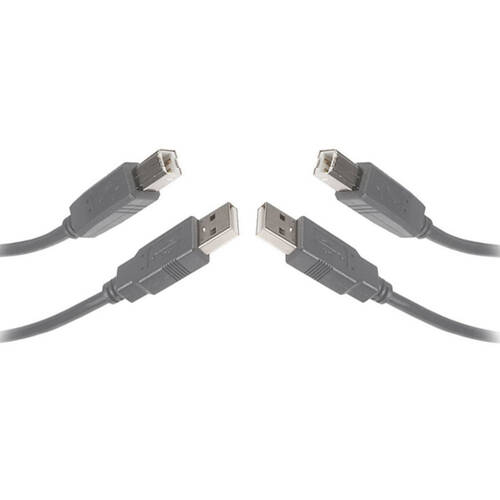 2pk 1.8m 2.0 USB A to B Data Cable