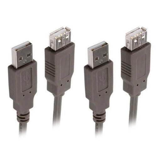 2PK 1.8m Extension 2.0 USB A Male to A Female Cable