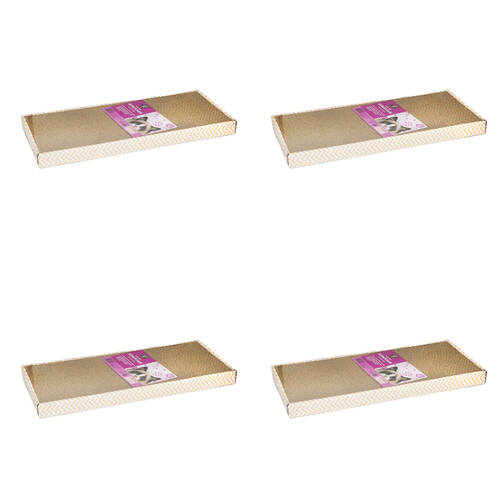 4PK Dudley's World Of Pets Paper Cat Scratcher Furniture Flat