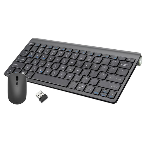 Sansai 2.4 Wireless Keyboard & Mouse Combo - Metallic Grey