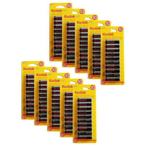 10x 10pc Kodak Zinc-Chloride AA Battery 1.5V Zinc Chloride
