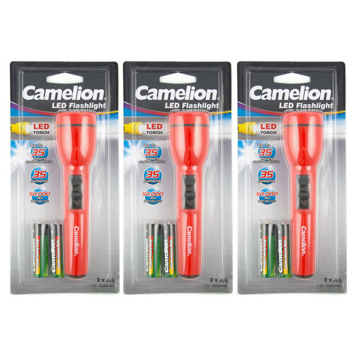 3PK Camelion Torch 35LM Led