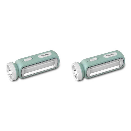 2PK Camelion USB Rechargeable Dual-Function Flashlight & Work Light