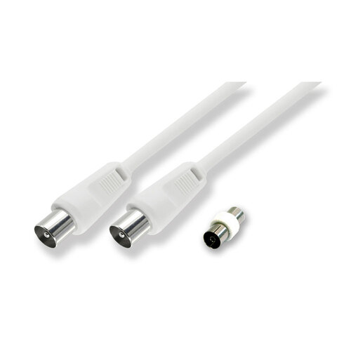 Sansai 3m Male To Male Antenna Flylead w/ Female Adaptor