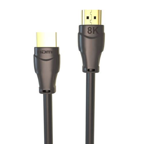 Connect Cable Ultra HDMI 2.1 5m Braided Gold Plated Shielded Audio Black