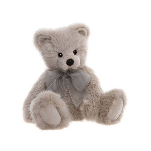 Charlie Bears Jelly Bean Kids Stuffed Animal Plush Toy 19x39cm Grey 3y+