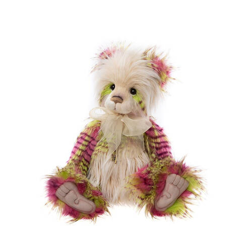 Charlie Bears Miss Johnson Kids/Children Plush Cuddly Soft Toy Pink 3y+