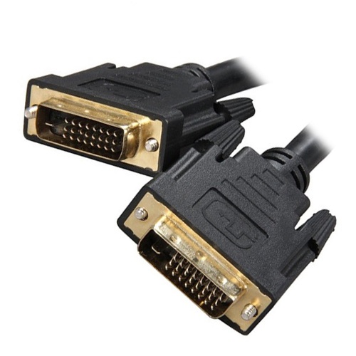 8Ware 2m Dual-Link DVI-D Male 25-pin Cable 28AWG Adapter/Converter - Black