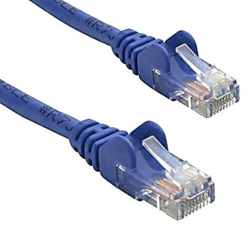 8Ware 25cm Male RJ45 Cat5e Network Cable/Connector Lead Cord - Blue