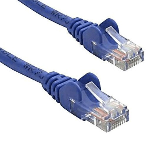 8Ware 1m Male RJ45 Cat5e Network Cable/Connector Lead Cord - Blue