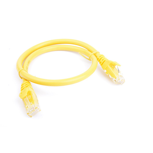 8Ware Cat6a UTP Ethernet Cable 50cm Snagless Yellow